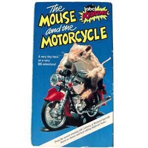 Vtg The Mouse and the Motorcycle VHS tape ABC kidtime 1991 retro movie kid film